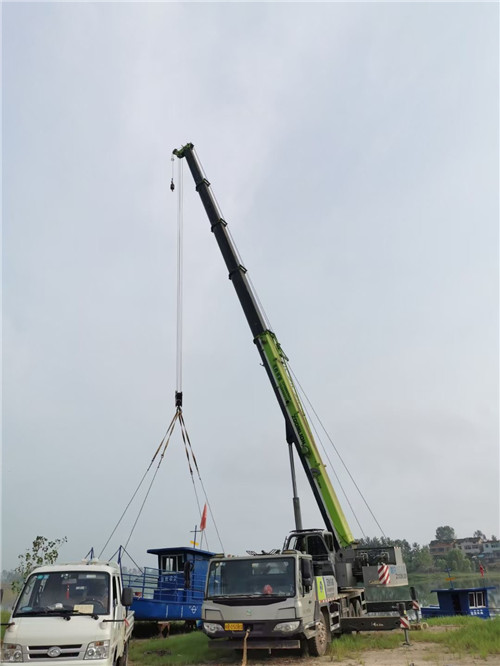 宿豫区桥梁建设吊装案例